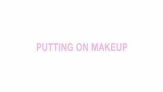 Applying make up