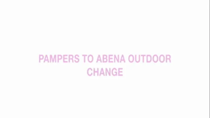 Pampers to abena outdoor change