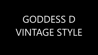 Goddess D Vintage Black and White Smoking Virginia Slims 120 in Cute Hat w Curled Hair Photo Compilation