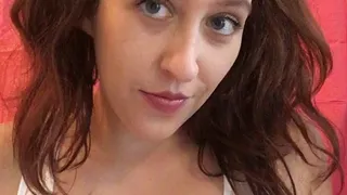 Sexy Goddess D in Pigtails Smoking Cork Tip 100 Cigarette in See Through Top Showing Nipples