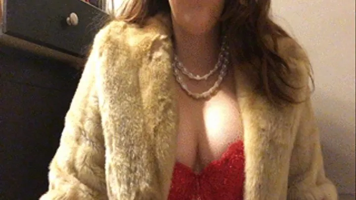 Smoking in a Gorgeous Fur Coat