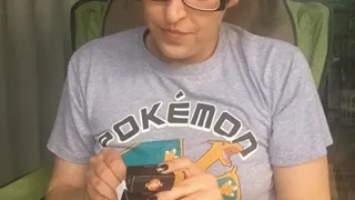 Cute Chubby Nerd Smoking in Pokemon T-shirt