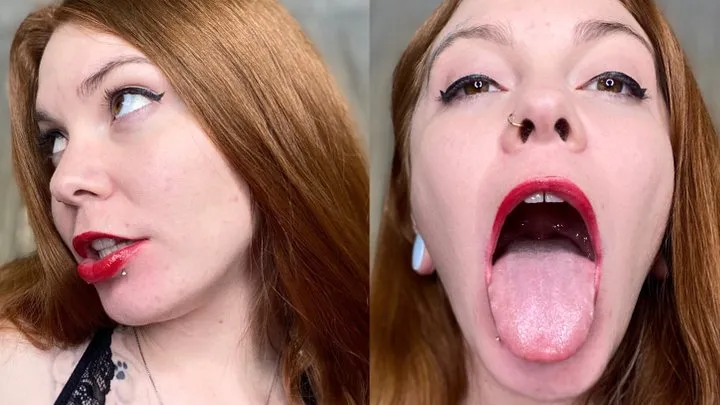 Giant Lady Mouth Fetish 2