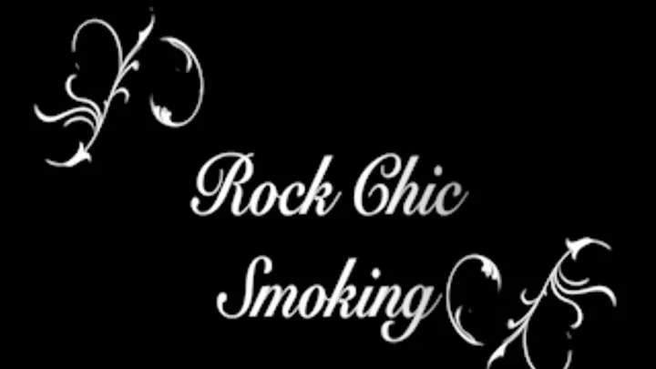 Sexy Smoking Rock Chic