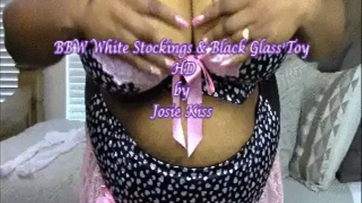 BBW White Stockings & Black Glass Toy Low Res