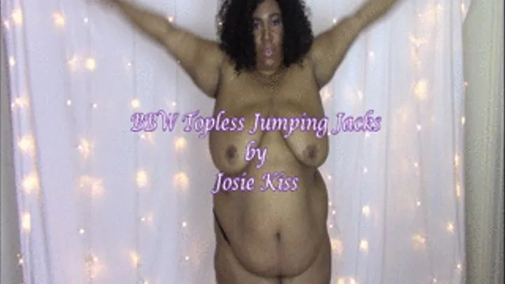 BBW Topless Jumping Jacks Mobile