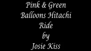 Pink & Green Balloons Hitachi Ride