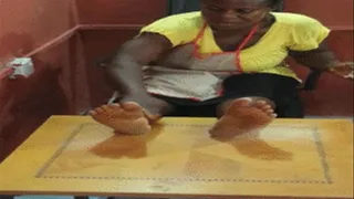 Mango Seller Applies Baby Oil to Soles Pt. 1