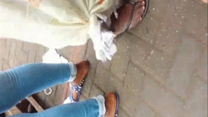 Variety of Ghanaian Ebony Feet in Footwear (Compilation Clip)