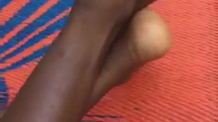 Chr3 Hemaa's Soles Crossed From Behind