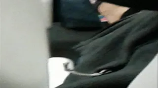 NJ Transit Pedicured Ebony Feet In Flip Flops On Seat & Crossed/Jehovah Witness Ebony Sole From Shoe Revealed