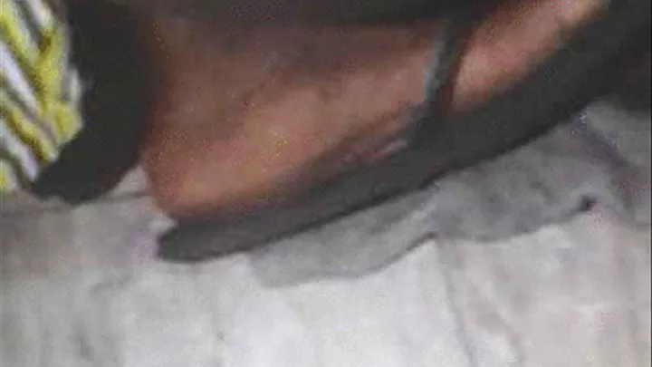 Papistimol's Luscious, Sexy Ebony Sole in Flip Flop