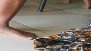 Thick, Wrinkly Ghanaian Ebony Soles in Salon