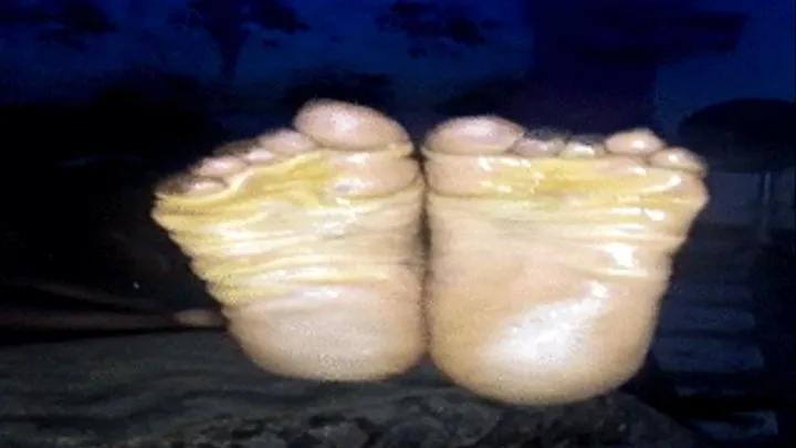 Akweley's Glistening, Wrinkly, Luscious Soles with Toes Curling