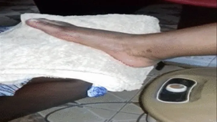 Hot GH Babe Gets Ebony Feet Pedicured Pt. 4