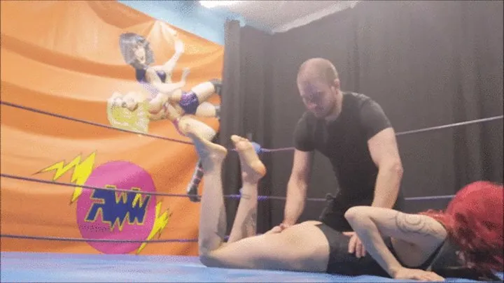 Spine for a girl - male domination in the ring