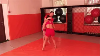 No joking match with sumo girl