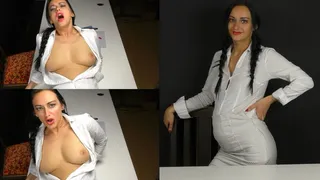 RECEPTIONIST PREGNANT AFTER ONE FUCK - Cassie Clarke