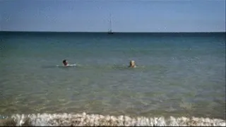 Molly treating the Lifeguard to a Blow Job whilst away on holiday