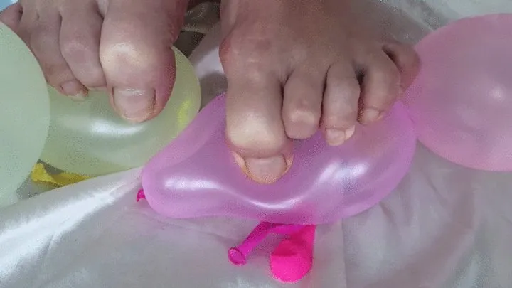 Balloon Popping Toenails