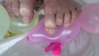 Balloon Popping Toenails