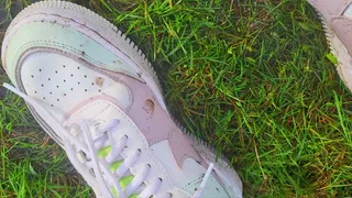 Muddying AF1 Sneakers