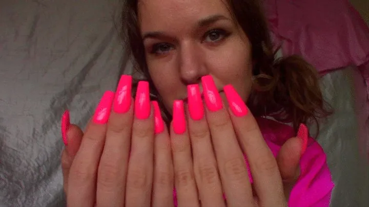 Worship Long Pink Nails JOI