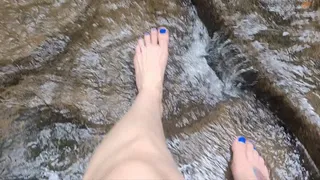 Sexy Feet in Natural Water