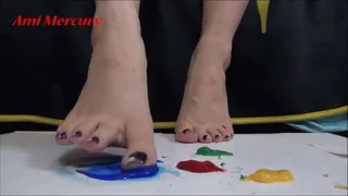 Painted Filthy Feet