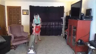 BBW Vacuuming With Vintage Kirby