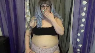 Topless Silly BBW Hiccups