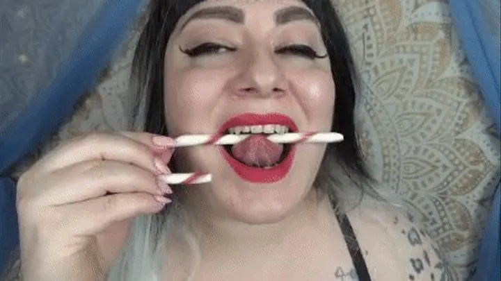 BBW Candy Cane Red Lipstick Suck