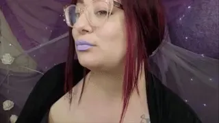 BBW Lipstick Try On & Topless Titty Kissing