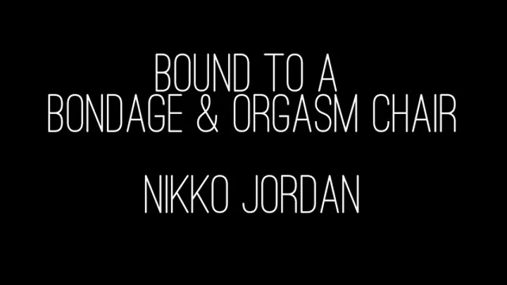 Big Boob Asian Nikko Jordan Bound To A Chair and Made To Orgasm