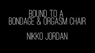 Big Boob Asian Nikko Jordan Bound To A Chair and Made To Orgasm