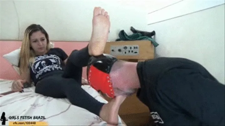 Foot and Sneakers Domination and Toilet Slave by Queen Limel # PART 3 OF 4