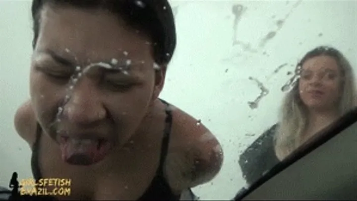 Spit Car Glass 2 - Spitting and Humiliation by Princess Helen #