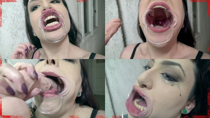 Dilating my mouth and tickling my uvula (1280 x 720 )