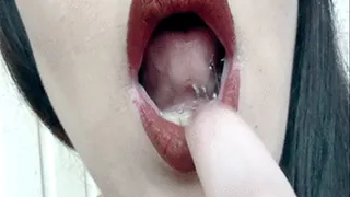 Sucking my finger mouth play