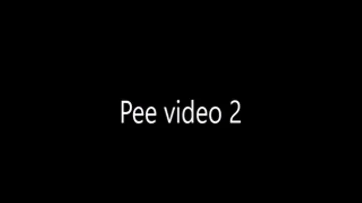 2nd pee video