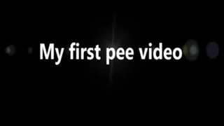 My first pee video