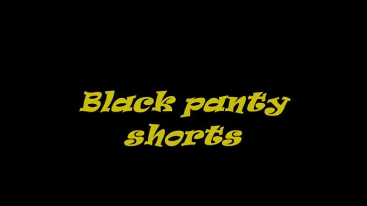 Black Panty Short