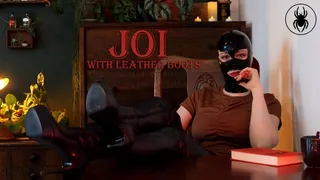 JOI in leather boots - Wichsanleitung in Lederstiefeln