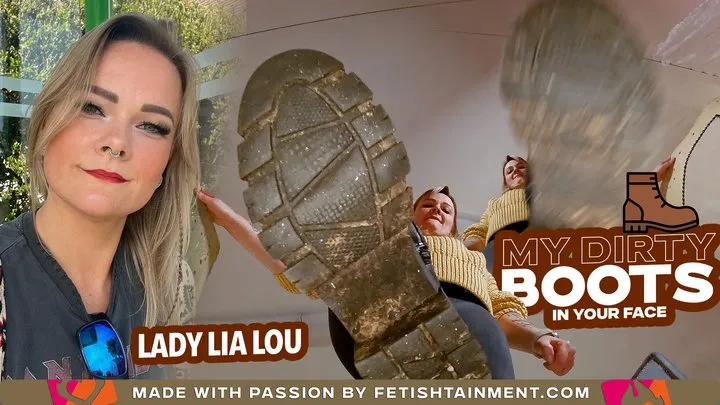 You're going to get kicked with my dirty boots now ( Stomping Dirty Boots with LAdy Lia Lou )