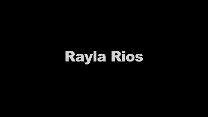 Rayla Rios tgirl supermodel with big tits and big dick jerks off - FULL SCENE 8 mins