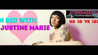 In Bed with Justine Marie pt 1 VR HD 180 3d