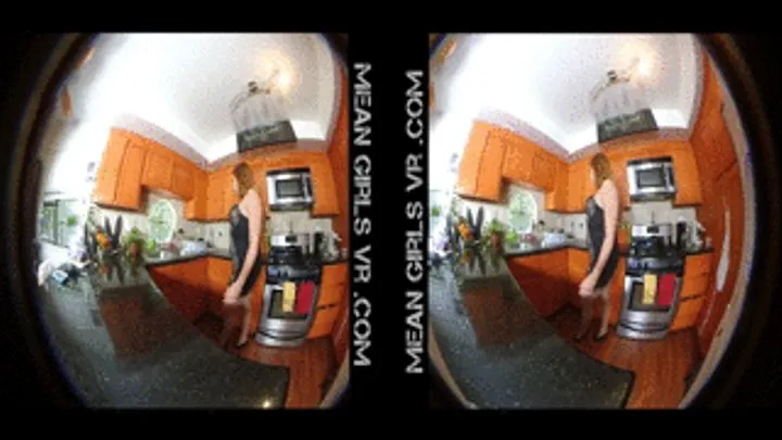 Step-Mom caught you smoking VR 3D 180