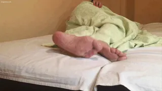 LOLA PLAYS WITH JENNY'S TOES WHILE SHE'S NAPPING **CUSTOM CLIP**