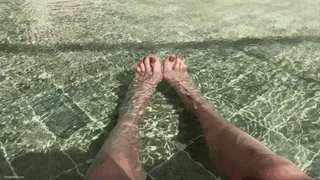 SWIM POOL LEGS AND FEET