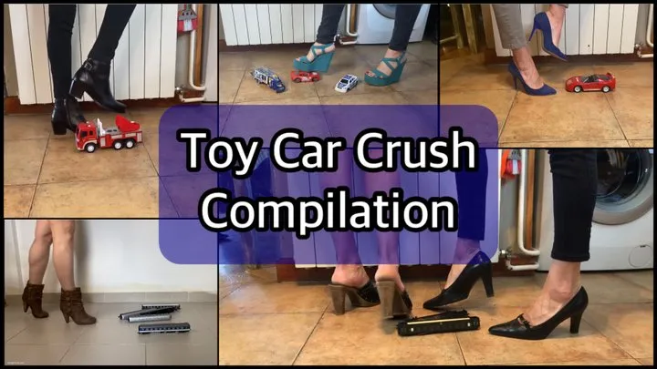 GIRLS CRUSHING TOY CARS BEST OFF